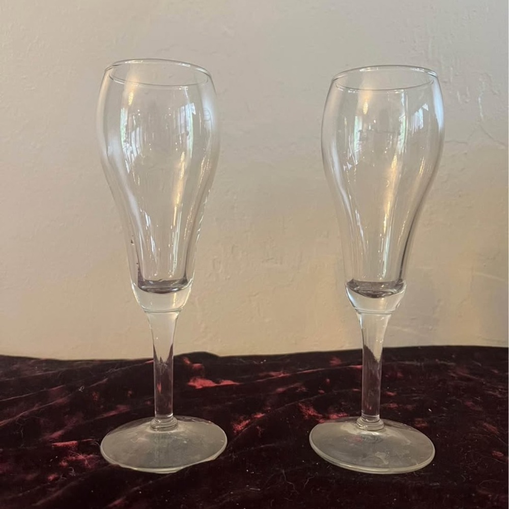 Elegant Clear Champagne Flutes